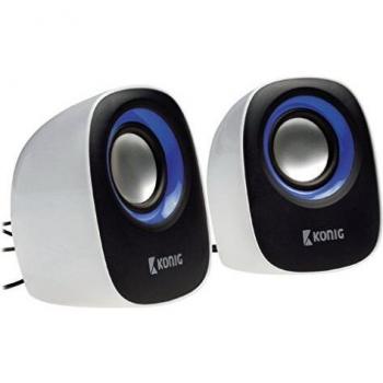 Wired 2.0 Speaker System 3.5 mm 4 W Blue/Black