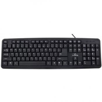 Juego de Teclado y Ratón Esperanza Titanum TK106 USB 2.0, Color Negro, Conexión Cableada, Óptico