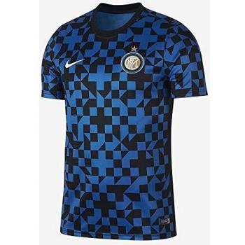 NIKE Inter M Nk Dry Top SS PM Camiseta, Hombre, Blue Spark/Blue Spark/Black/White, XS