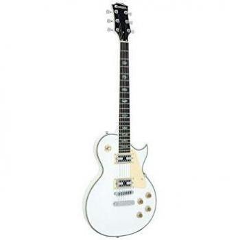 Dimavery 26219380 - Guitarra eléctrica, Color Blanco