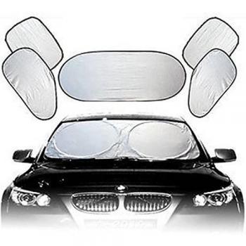 1set Nueva completa de coches Parasol delantero ventana lateral trasera parabrisas, Reflector 6 piezas Set