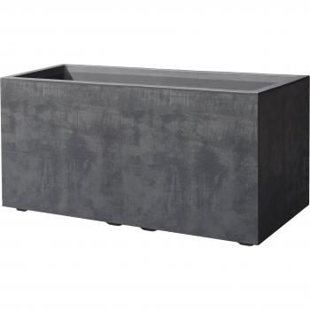 Jardinera auto riego Deroma Millenium 79 cm antracita con reservorio de agua
