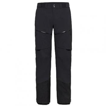 Pantalones de montaña para hombre Vaude Monviso 3L en color negro (tamaño 48)