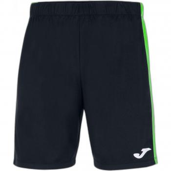 Maxi Men's Soccer Shorts Black Fluorescent Green Joma