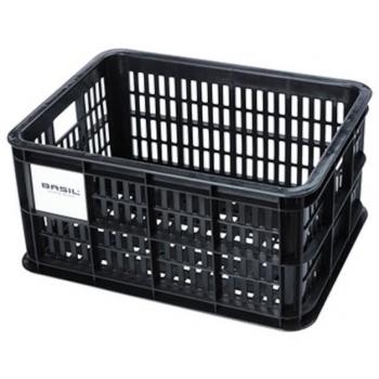 Cesta de Transporte Basil Crate S 17,5L Negra - Plástico Reciclado
