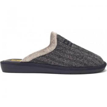 Chinela Nordika's TRENZA Gris - Calzado de casa para hombre, cómodo, con diseño trenzado, material suave y duradero, suela antideslizante