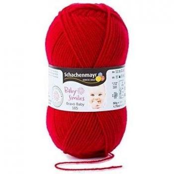 Schachenmayr Bravo Baby 185 m/50 g cereza Fb.1031