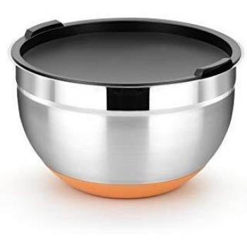 BRA Efficient Bol de Acero Inoxidable 24 cm, 5.4 litros