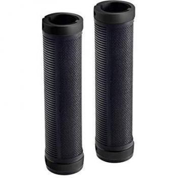 Brooks Cambium Rubber Grips Fahrrad Griffe Lang 130mm Standard Schwarz Griffig Baumwolle Kautschuk, 80910001