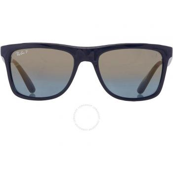 Ray-Ban RB4413M Polarized F688J0 Men's Sunglasses Blue Size 57