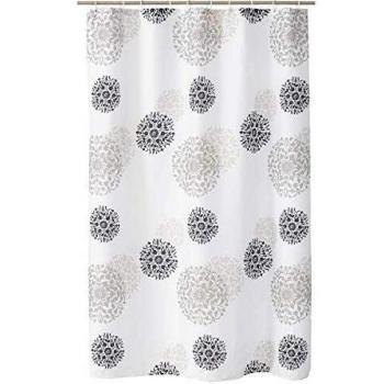 Cortina de Ducha Beige de poliéster de 180x200 cm - LOLAhome