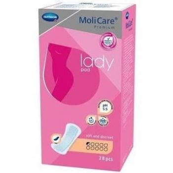 Hartmann Molicare Premium Lady Pad 0.5 Gotas Absorbente Incontinencia Orina Ligera 28 Unidades