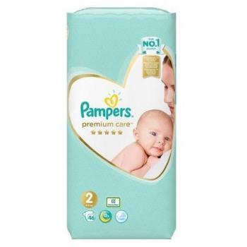 Pañales Desechables Pampers Premium Care Tamaño 2 - 46 Unidades (4-8 kg)