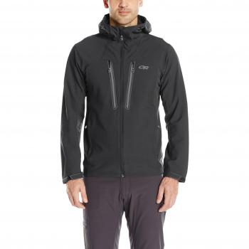 Chaqueta Outdoor Research Ferrosi Summit, para hombre, softshell, con capucha, otoño/invierno, Hombre, color negro, tamaño extra-large
