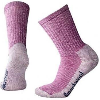 SmartWool Women 's Hike Light Crew Sock Mujer, Mujer, Color Meadow Mauve, tamaño FR : S