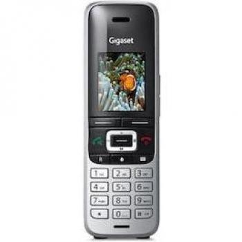Gigaset Premium 100HX Teléfono Inalámbrico Analógico, Identificador de Llamadas, Color Plata/Negro