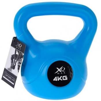 Kettlebell Antideslizante de Vinilo Protector - 4 KG Azul