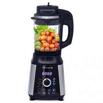 Batidora de Jarra IKOHS Create Chef Vacuum - 1200W, Función de Vacío, Calentador, 8 Programas, 8 Cuchillas de Acero Inoxidable, Picahielo, Panel Digital