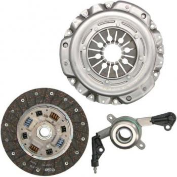 Kit de embrague VALEO 834201 - Juego de embrague completo, incluye disco de embrague, plato de presión y cojinete de desembrague