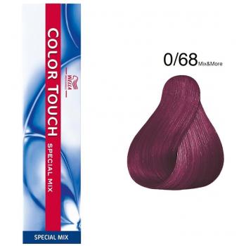 WELLA Color Touch Special Mix 0/68 - Tinte para el cabello semi-permanente sin amoníaco, color violeta azul, 60 ml