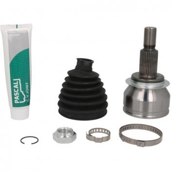 PASCAL G13081PC Junta Homocinética lado de rueda con manguito de caucho para MAZDA 3 Hatchback y CX 5 I, Juego de juntas del eje de transmisión y Juego de articulación para árbol de transmisión