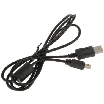 Cable De Datos Usb Negro Para Casio Exilim EX-S10
