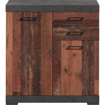 Aparador Calicosy de 80 cm con 2 puertas y 2 cajones