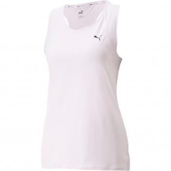 Camiseta de Tirantes Puma Train Favorite T para mujer en color blanco