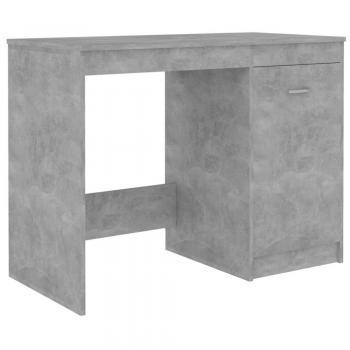 vidaXL Concrete Grey Desk 100x50x76 cm Engineered Wood