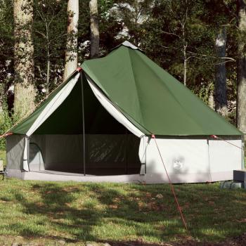 12-Person Waterproof Green Family Tipi Tent