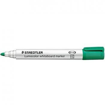 STAEDTLER LumoColor 351-5. Rotuladores para pizarra blanca. Paquete de 10 unidades de color verde.