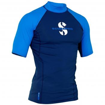 Scubapro Camiseta de manga corta para hombre UPF 80 T-Flex, rash guard, S, Aegean