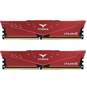 Team Group T-Force Vulcan Z DDR4 3200MHz PC4-25600 16GB (2x8GB) CL16 1.35V Rojo Memoria RAM