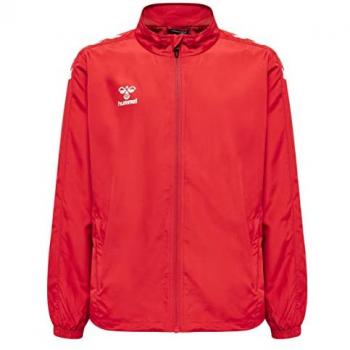 Hummel Chaqueta Core Xk Micro para niños, con cierre de cremallera, fabricada en material microfibra, diseño ligero y transpirable, ideal para actividades al aire libre