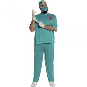 Disfraz Cirujano Adulto T-M Multicolor Guirca 48-50 Talla Ajustable