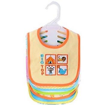 Pack de 5 Baberos Mother´s Choice IT8931 60% Algodón, 40% Poliester