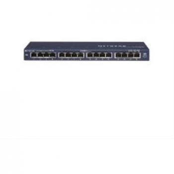 NETGEAR ProSafe 16-Port Gigabit Desktop Switch (possibly with variations such as Unmanaged or Smart for specific models)