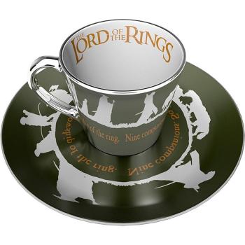 ABYSSE SET TAZA ESPEJO + PLATO EL SEÑOR DE LOS ANILLOS 21x22x12 Cms