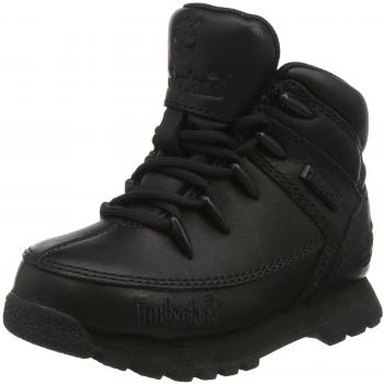 Timberland Euro Sprint, Botas Unisex-Niño, Negro