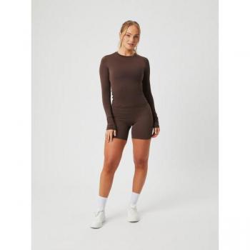 Björn Borg Studio Alice Highwaist Shorts Brown, XL