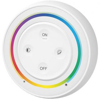 LEDBOX Mando RF RGB+CCT ROUND Magnetic táctil, blanco