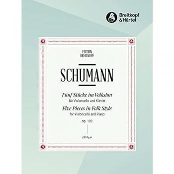 Piezas Clásicas para Violonchelo y Piano Op. 102 de Schumann - Urtext (5 Partituras)