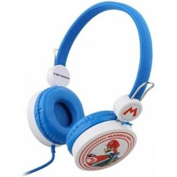 OTL Technologies Mario Kart Auriculares Infantiles con Cable y Control de Volumen para Niños
