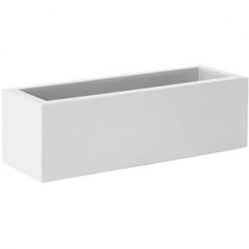 Jardinera Rectangular JARA de Polietileno 60x20 cm, Muy Resistente para Interior y Exterior, Estilo Moderno, Varios Colores