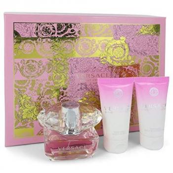 Versace Bright Crystal Eau De Toilette 50 ml Body Lotion Shower Gel Gift Set Her