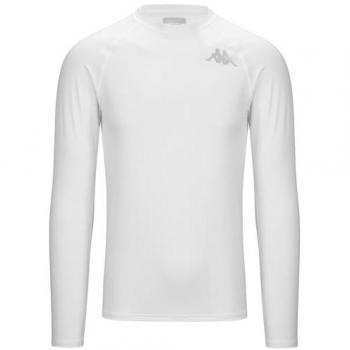 Camiseta Térmica de Manga Larga Kappa Vurbat Blanca XS