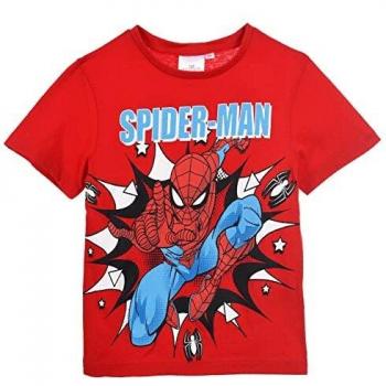 Spiderman Niños Camiseta De Manga Corta