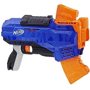 Nerf Elite - Pistola Rukkus ICS-8 con Capacidad para 8 Dardos