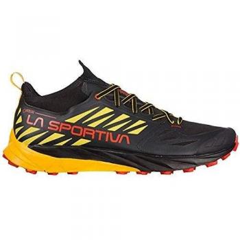 LA SPORTIVA Kaptiva GTX, Zapatillas de Trail Running Hombre, Black/Yellow, 43 EU