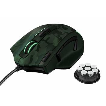 Trust GXT 155C Caldor Gaming Mouse - Green Camouflage